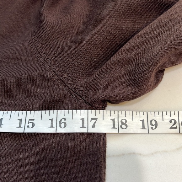 Cable & Guage brown cowl neck sweater - Picture 5 of 6